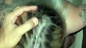 Slut Deepthroats Fully and Gets Cum All Over Face