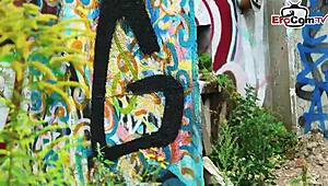 German Latina Milf Picked Up and Fucked Hard Outdoors. Her Big Tits Bounce Wildly on Erocum Date.