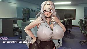 Daily life with my succubus boss licking pussy!