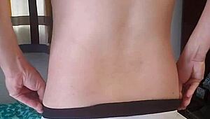 White underwear boy explores his desires in a quiet gay encounter