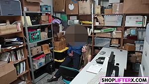 Shoplifting Teen Begs for Mercy in Office Punishment Scene
