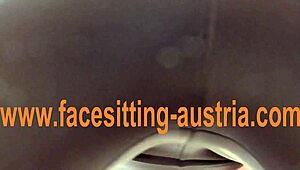 Pov view of face sitting session