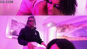 Imani seduces with her big tits and nasty blowjob