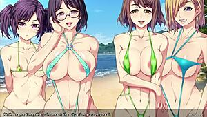 Zero Chastity's Sultry Summer Holiday Ep 9 - Threesome Fun At The Beach