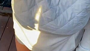 Stopped At The Park To Video My Slut Wife Fuck Her In My Man Cave After