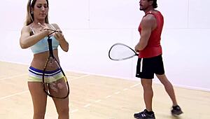 Hotties give footjobs with their feet, leading to cumshots