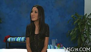 Getting a massage turns into sloppy teen blowjob with oiled nuru. What’s next for her hardcore ride?