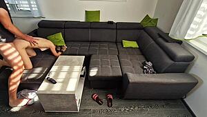 Intense Orgy with Two Horny Blonde Stepsisters Riding and Cumshot