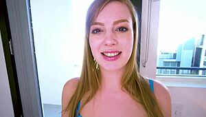 Dolly Leigh Handles Huge Cock POV Blowjob No Hands