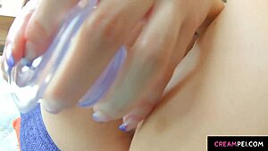 in this crazy hardcore scene, trevino gets a massive creampie and cumshot all over her.