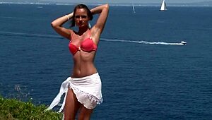 I can’t believe this chick stripped bikini by cliff