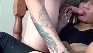 Sweet shemale MiahGenesis from USA craves a hard dick deep in her ass