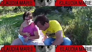 Fat Curvy Woman Eats Pussy Cookies and Gets Water Bottle in Ass