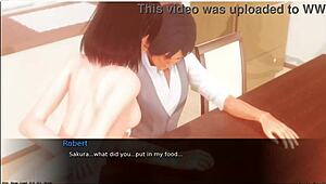 Anime girl fingers herself outdoors in public hentai sex