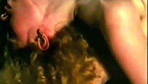 Intense Vintage Interracial Threesome with Raw Action in Retro Antique Setting