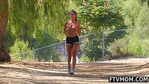 oh wow, public milf pornstar with sexy tits and ass!