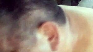 Latino sucking that big black shemale cock deep! 😈🍆