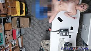 Blonde MILF in Uniform Caught for Hardcore Anal