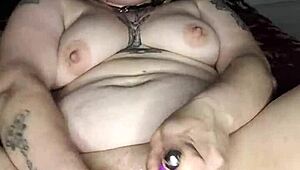 blonde amateur teases her pussy with dildos until she squirts deliciously