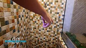 wild bathroom sex with big ass pov and monster cock fucking