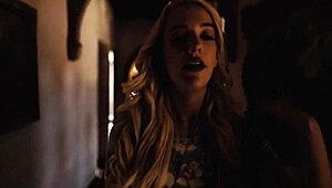 Wicked blonde inn keeper encounters mysterious stranger in intriguing adventure