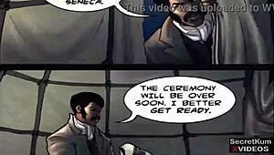 oh man, this monster cock black sheriff threesome in wild west bbc interracial hentai gets me every time. those sassy indian whores take it rough in prison!