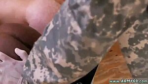 Drill Sergeant Relieves Boy's Gay Urges!