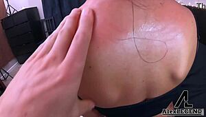 Inked Lily Lane Face Fucks Alex Legend’s Huge Cock