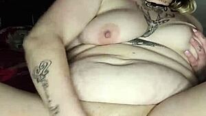 blonde amateur teases her pussy with dildos until she squirts deliciously