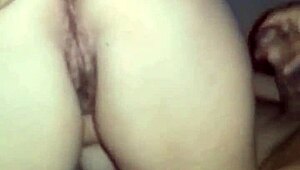 Finger in wife's big asshole for intense pleasure