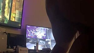 The wife is getting her pussy and ass fucked hard, squirting everywhere