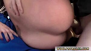 Outdoor pale cutie exploring the border with a group of tattooed latinas