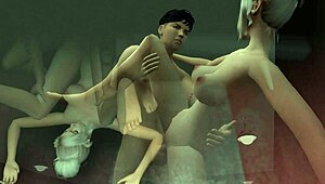 i watch this blonde babe suckin and fuckin the hot guy on the couch ts4