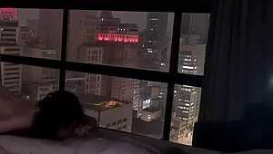 romantic homemade sex with handjob, blowjob, doggystyle, and cum inside.