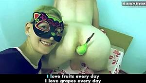 Emily Candys Sings About Fruits in Extreme Fetish Play.