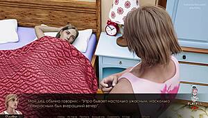 Two Playful Foxes Engage in a Fun Outdoor Game