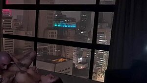 romantic homemade sex with handjob, blowjob, doggystyle, and cum inside.