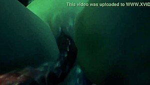 Ugly monster bangs Jill Valentine and Nemesis in wild hentai.