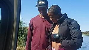 Lilpuddingbowls Sucks Monster Cock In Public