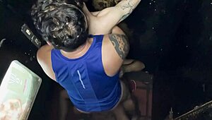 i brought a kinky chaser to the porn booth for some hardcore group anal action, and it got wild.