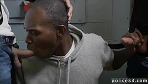 Black men fuck white in orgy after shoplifting leads to culo