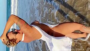 Hidden Beach Encounter With Tourists Watching