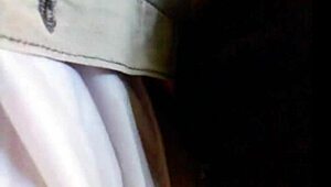 ebony amateur mulata in pov scene performing with black