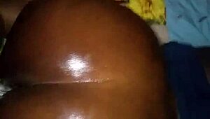 i'm giving her big wet oiled creamy backshots, it's so slippery and fun