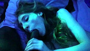 Does this sexy brunette suck and fuck that big black cock?