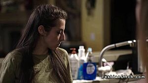 Watch the plumber trib with that busty babe in scissors?