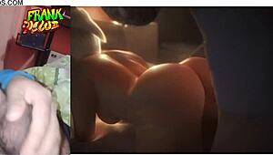 Anime Reaction to Video Game Blowjobs, Fucking, and Riding Scenes