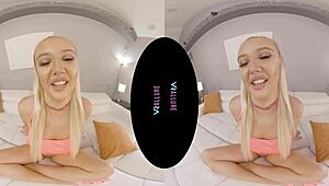 Pretty Scottish blonde Vrallure masturbates with toys in POV 😍