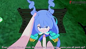 Nejire Hado Blowjob POV in Boku No Hero