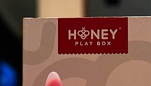 She explores her anal plug with a vibrator, reaching orgasm in doggystyle